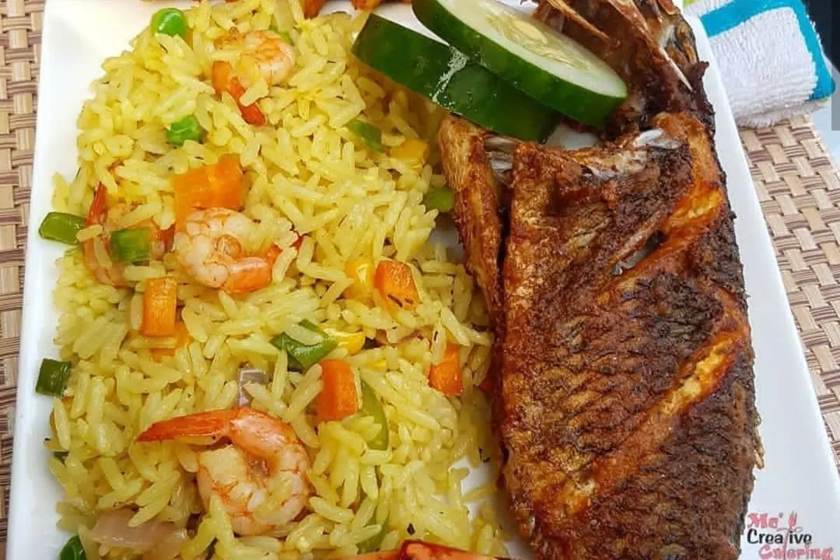 Fried Rice with Fish