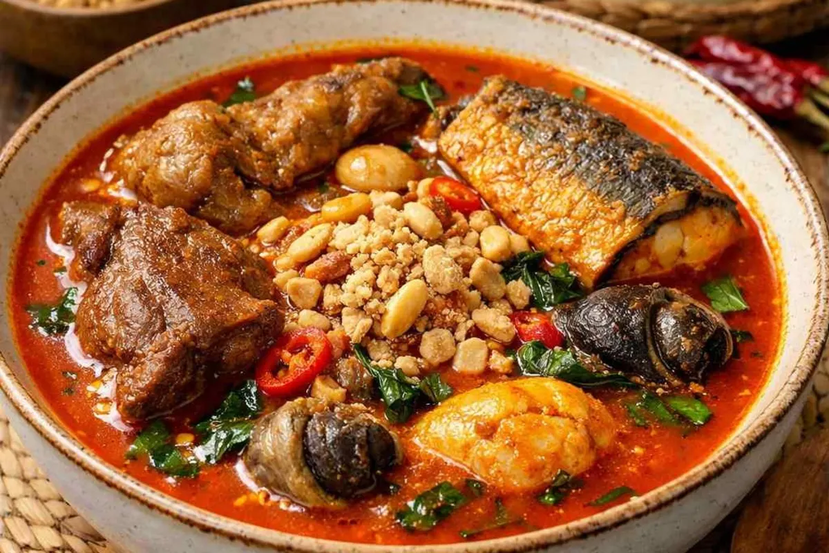 Red Palm Oil Soup