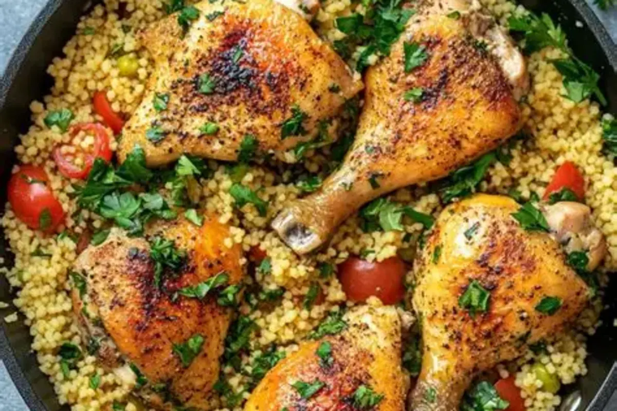 Sauteed Coucous Chicken